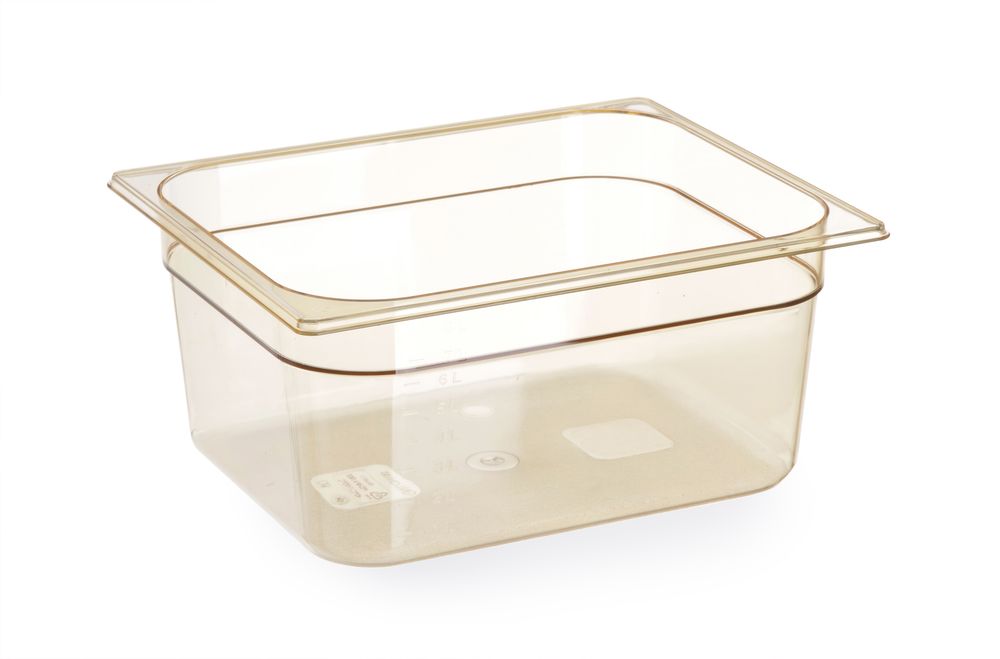 GN 1/2 kantin/behållare, high-temperature resistant, HENDI, GN 1/2, 9L, Transparent, 325x265x(H)150mm