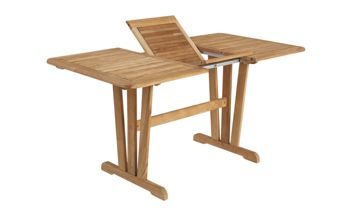 CORNELIA 125-185x90 H74 cm - Teak