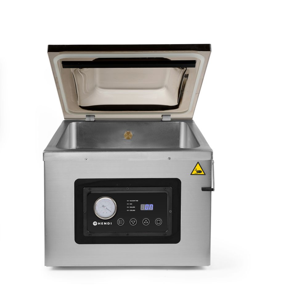 Vacuum chamber packaging machine Profi Line, HENDI, Profi Line, sealing strip 410 mm, 230V/1100W, 510x625x(H)455mm