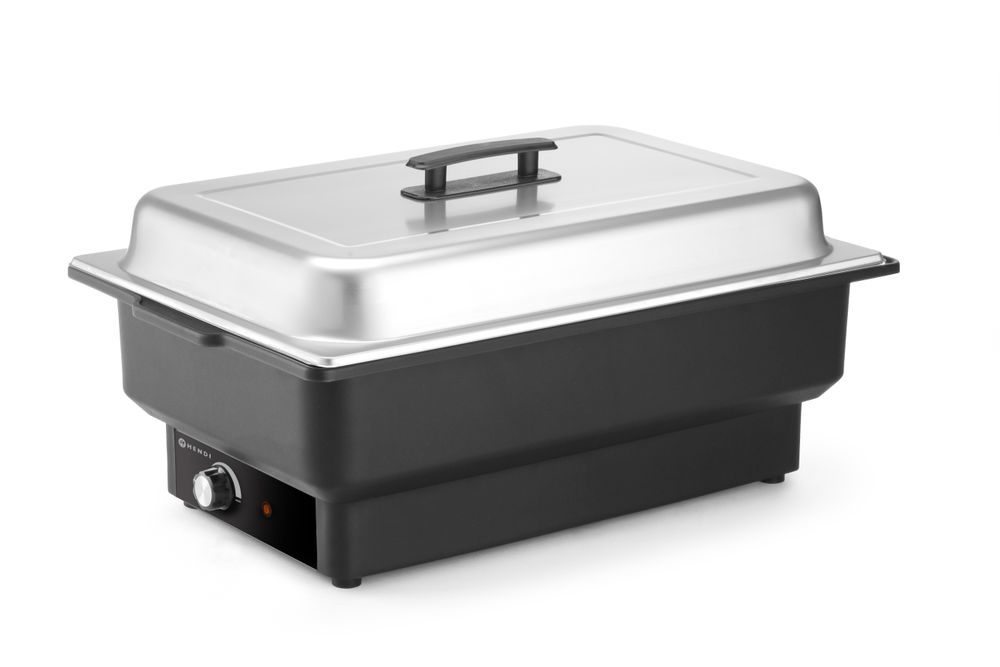 Chafing dish elektrisk Tellano, HENDI, Kitchen Line, GN 1/1, 9L, 220-240V/900W, 575x349x(H)278mm