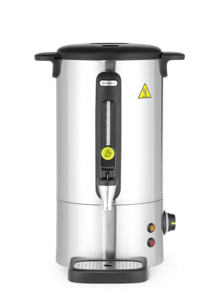 Hot drinks boiler UNIQ, HENDI, desiGNed by Robert Bronwasser, 9L, Silver, 220-240V/950W, 307x330x(H)450mm