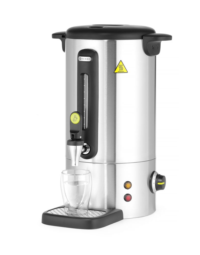 Hot drinks boiler UNIQ, HENDI, desiGNed by Robert Bronwasser, 9L, Silver, 220-240V/950W, 307x330x(H)450mm
