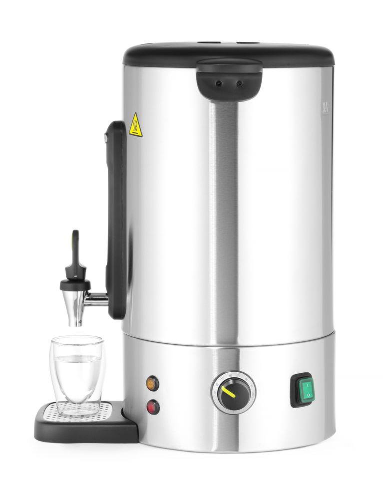 Hot drinks boiler UNIQ, HENDI, desiGNed by Robert Bronwasser, 16L, Silver, 220-240V/1650W, 357x380x(H)502mm