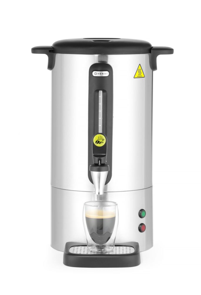 Percolator UNIQ, HENDI, desiGNed by Robert Bronwasser, 7L, Silver, 220-240V/1050W, 307x330x(H)450mm