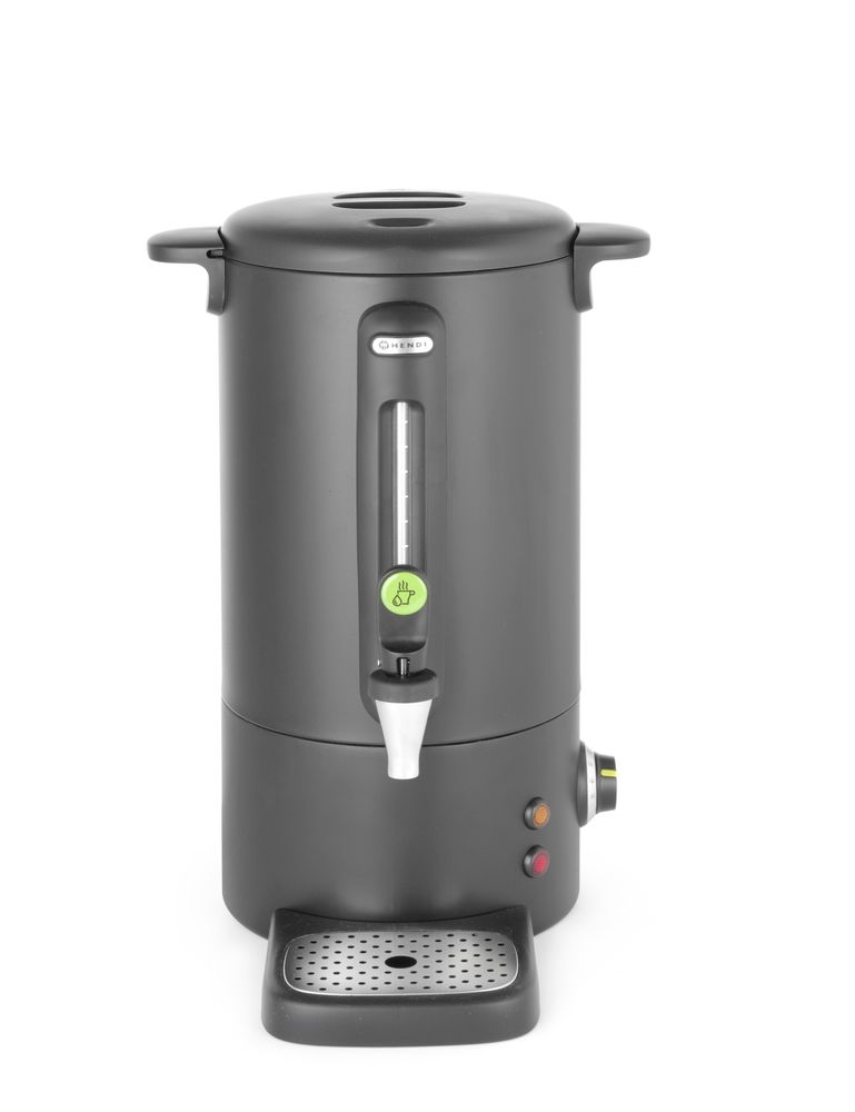 Hot drinks boiler UNIQ, HENDI, desiGNed by Robert Bronwasser, 9L, svart, 220-240V/950W, 307x330x(H)450mm