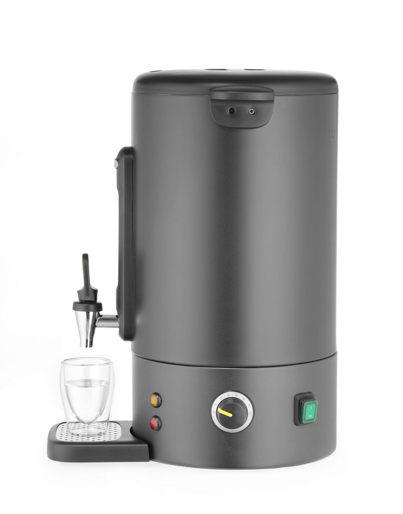 Hot drinks boiler UNIQ, HENDI, desiGNed by Robert Bronwasser, 16L, svart, 220-240V/1650W, 357x380x(H)502mm