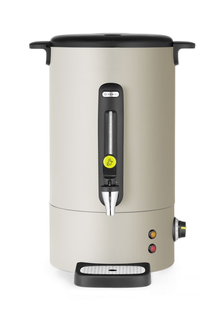Hot drinks boiler UNIQ, HENDI, desiGNed by Robert Bronwasser, 16L, Taupe, 220-240V/1650W, 357x380x(H)502mm