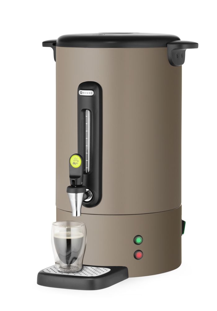 Percolator UNIQ, HENDI, desiGNed by Robert Bronwasser, 14L, Taupe, 220-240V/1750W, 357x380x(H)502mm