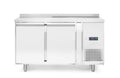 Refrigerated counter, 2 doors, Arktic, Profi Line, With backsplash, GN 1/1, 230V/250W, 1360x700x(H)879mm