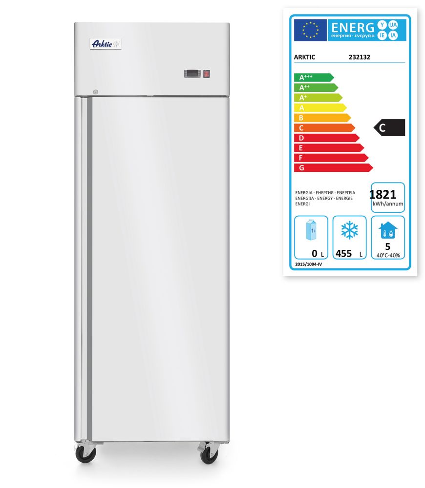 Freezer single door Profi Line 670L, Arktic, Profi Line, GN 2/1, 230V/600W, 730x800x(H)2096mm