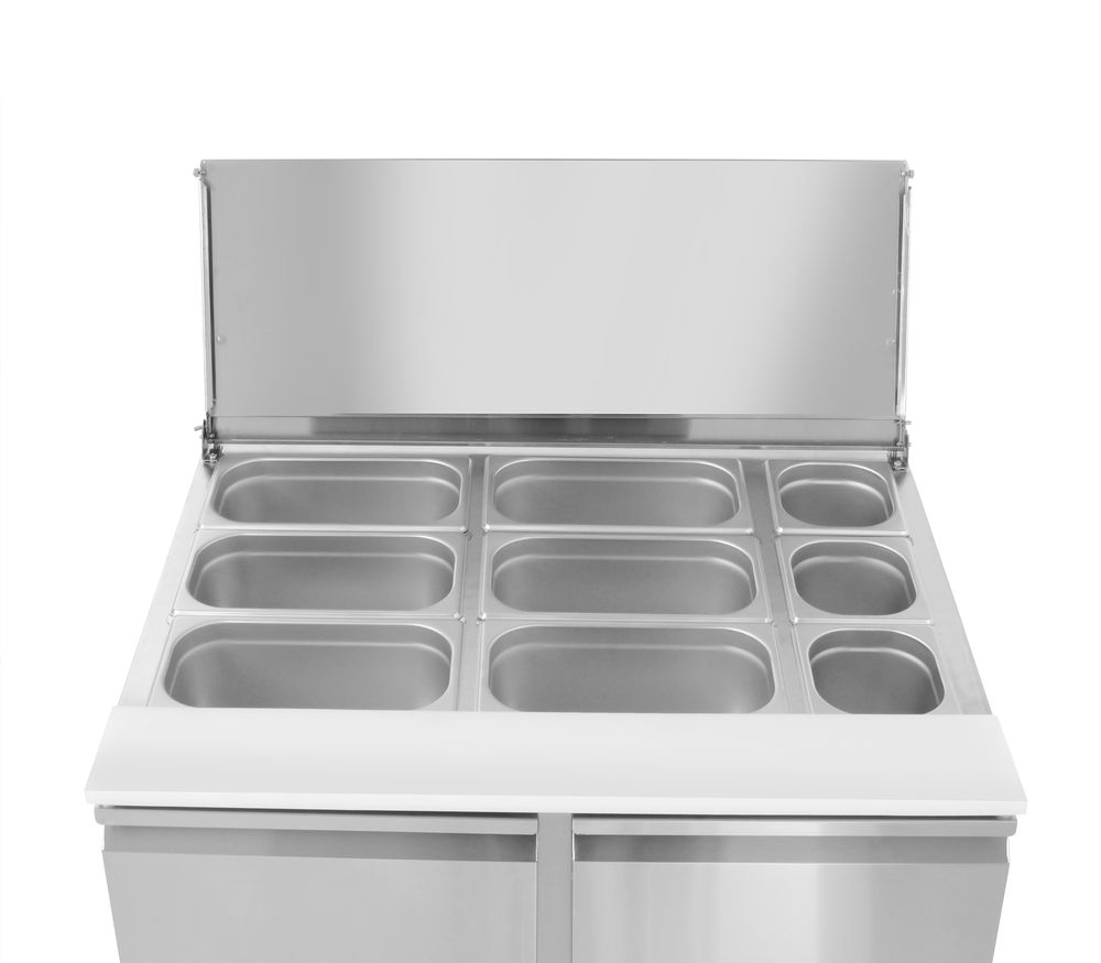 Two door salad counter 300L, Arktic, 230V/310W, 912x702x(H)888mm
