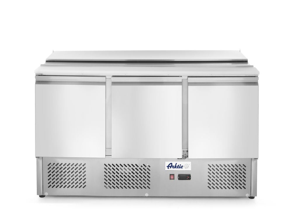 Three door salad counter 380L, Arktic, 230V/310W, 1390x702x(H)888mm