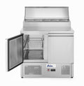 Two door salad counter with raised GN display 300L, Arktic, 230V/310W, 900x702x(H)1265mm
