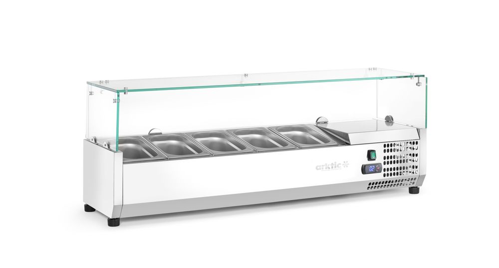 Refrigerated countertop server GN 1/4, Arktic, 7x GN 1/4, 230V/180W, 1505x335x(H)460mm