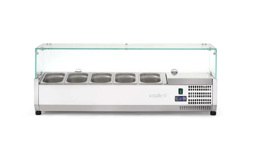 Refrigerated countertop server GN 1/4, Arktic, 7x GN 1/4, 230V/180W, 1505x335x(H)460mm