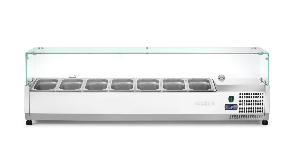 Refrigerated countertop server GN 1/4, Arktic, 7x GN 1/4, 230V/180W, 1505x335x(H)460mm