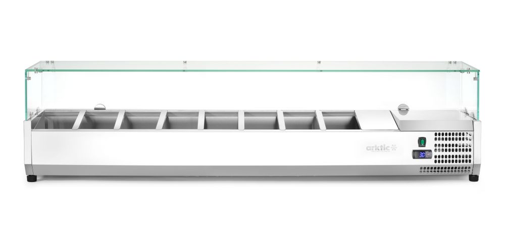 Refrigerated countertop server GN 1/4, Arktic, 8x GN 1/4, 230V/180W, 1805x335x(H)460mm