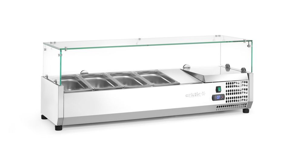 Refrigerated countertop server GN 1/3, Arktic, 7x GN 1/3, 230V/180W, 1605x420x(H)460mm