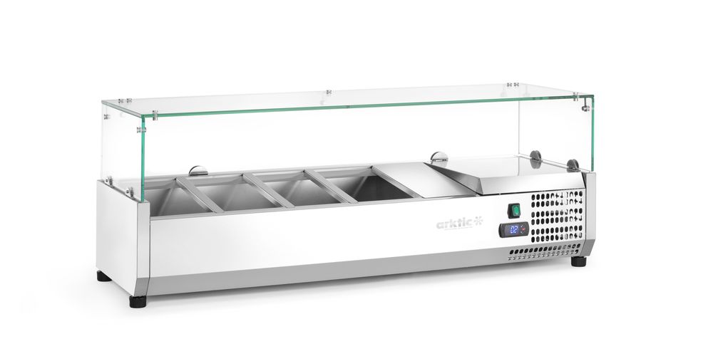 Refrigerated countertop server GN 1/3, Arktic, 4x GN 1/3, 230V/180W, 1208x400x(H)456mm