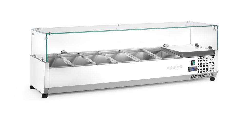 Refrigerated countertop server GN 1/3, Arktic, 6x GN 1/3, 230V/180W, 1405x420x(H)456mm