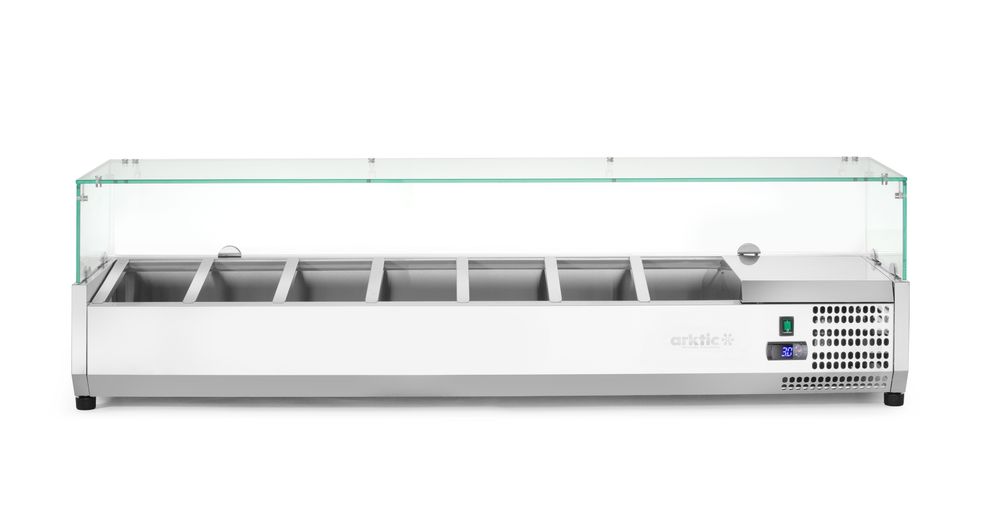 Refrigerated countertop server GN 1/3, Arktic, 7x GN 1/3, 230V/180W, 1605x420x(H)460mm