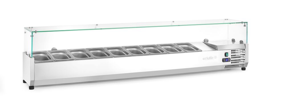 Refrigerated countertop server GN 1/3, Arktic, 9x GN 1/3, 230V/180W, 2005x420x(H)456mm