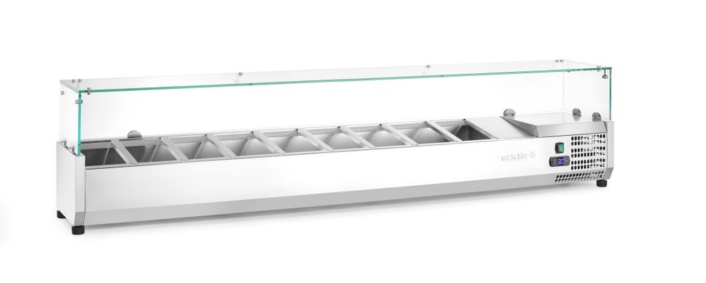 Refrigerated countertop server GN 1/3, Arktic, 9x GN 1/3, 230V/180W, 2005x420x(H)456mm
