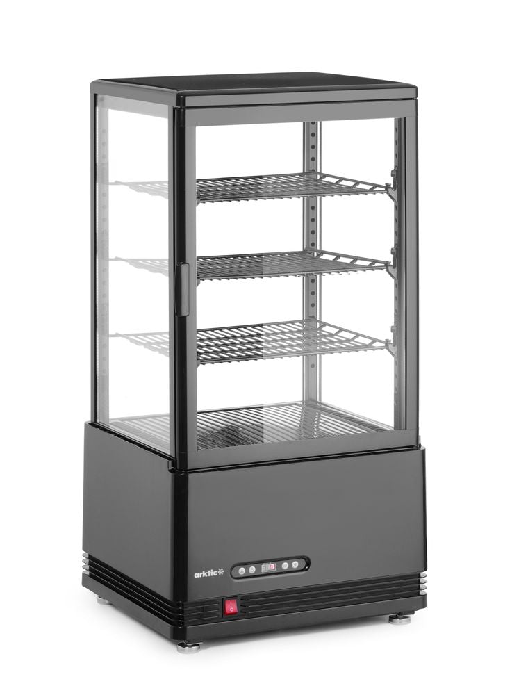 Refrigerated display cabinet, 68 l, Arktic, Black, 230V/170W, 444x397x(H)875mm