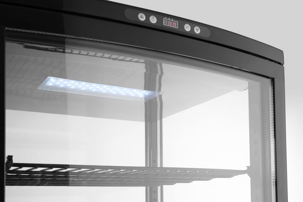 Refrigerated display cabinet, 270 l, Arktic, Black, 230V/290W, 556x526x(H)1913mm