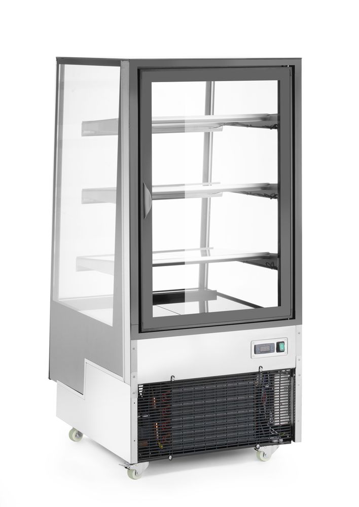 Refrigerated display cabinets with 3 slanted shelves, Arktic, 300L, 230V/480W, 650x833x(H)1460mm