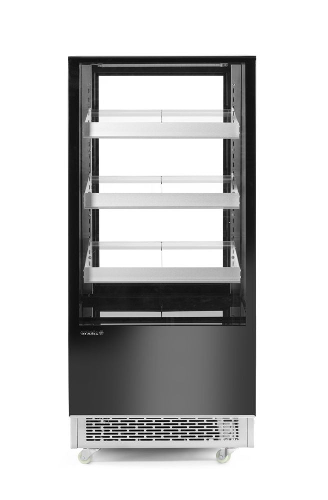 Refrigerated display cabinets with 3 slanted shelves, Arktic, 300L, 230V/480W, 650x833x(H)1460mm