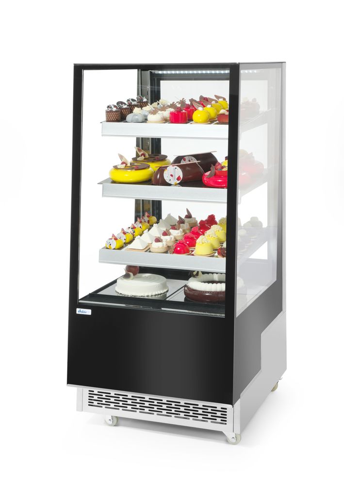 Refrigerated display cabinets with 3 slanted shelves, Arktic, 300L, 230V/480W, 650x833x(H)1460mm