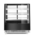 Refrigerated display cabinets with 3 slanted shelves, Arktic, 650L, Black, 230V/490W, 1200x833x(H)1460mm