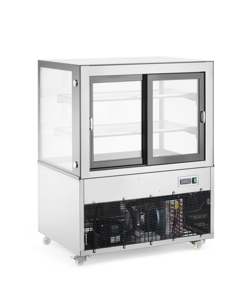 Refrigerated display cabinets with 2 shelves, Arktic, 300L, 230V/480W, 994x677x(H)1230mm
