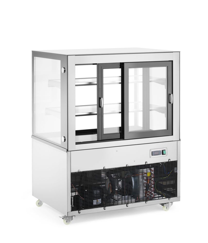 Refrigerated display cabinets with 2 shelves, Arktic, 300L, 230V/480W, 994x677x(H)1230mm