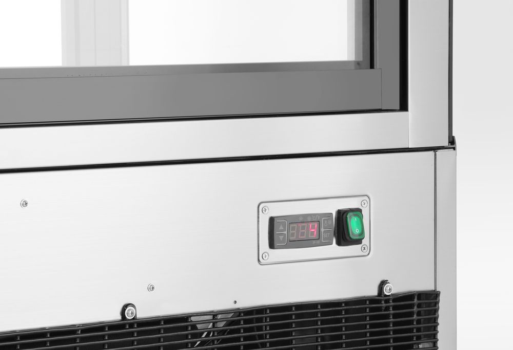 Refrigerated display cabinets with 2 shelves, Arktic, 510L, 230V/490W, 1524x677x(H)1230mm