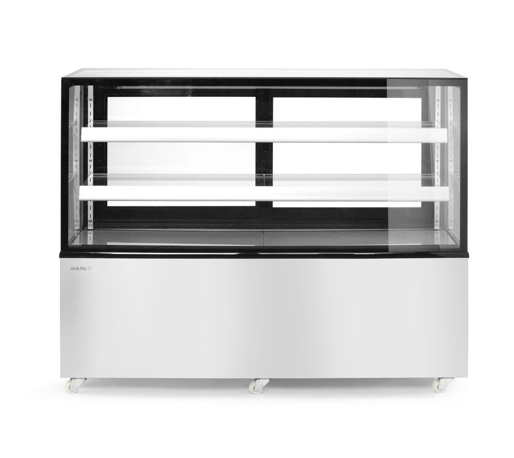 Refrigerated display cabinets with 2 shelves, Arktic, 610L, 230V/500W, 1824x677x(H)1230mm