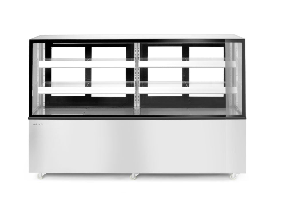 Refrigerated display cabinets with 2 shelves, Arktic, 610L, 230V/500W, 1824x677x(H)1230mm