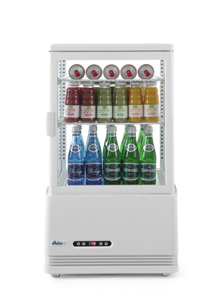 Refrigerated display cabinet, 58 l, Arktic, black, 230V/170W, 452x406x(H)830mm