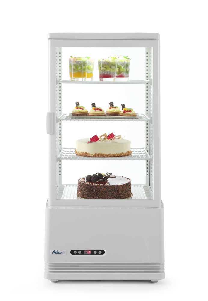 Refrigerated display cabinet, 78 l, Arktic, black, 230V/170W, 444x397x(H)940mm