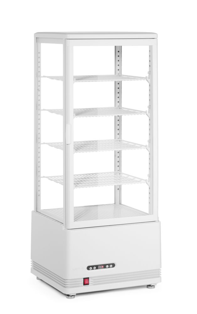 Refrigerated display cabinet, 98 l, Arktic, white, 230V/210W, 444x397x(H)1100mm