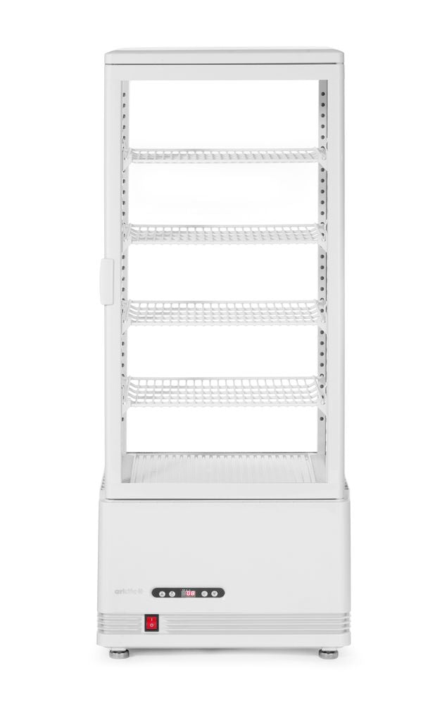 Refrigerated display cabinet, 98 l, Arktic, white, 230V/210W, 444x397x(H)1100mm
