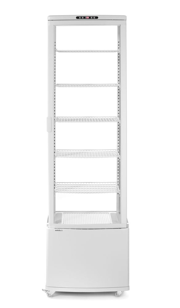 Refrigerated display cabinet, 270 l, Arktic, Black, 230V/290W, 556x526x(H)1913mm