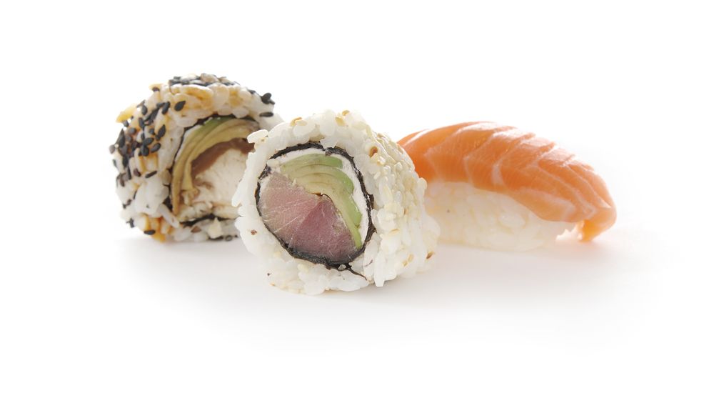 Sushi display 5x GN 1/3, Arktic, 230V/160W, 1307x445x(H)327mm