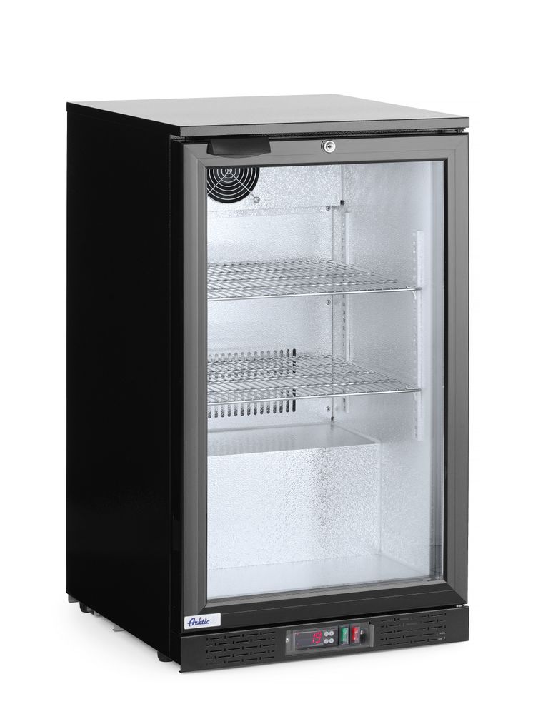 Back bar refrigerator single-door, Arktic, 86L, Black, 220-240V/120W, 500x530x(H)865mm