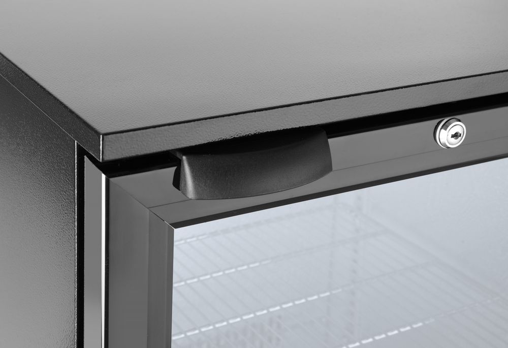 Back bar refrigerator single-door, Arktic, 86L, Black, 220-240V/120W, 500x530x(H)865mm