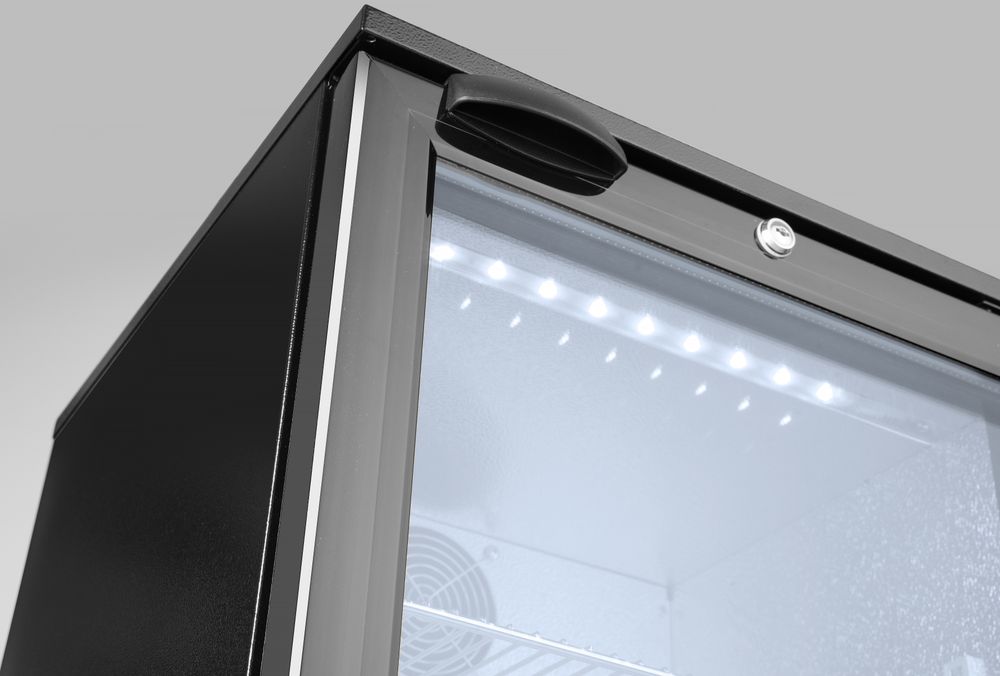 Back bar refrigerator single-door, Arktic, 86L, Black, 220-240V/120W, 500x530x(H)865mm