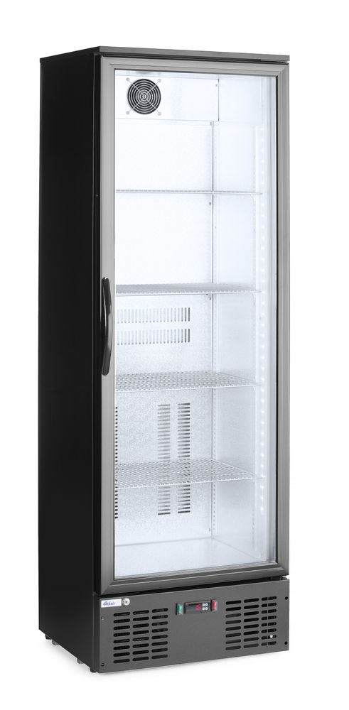 Back bar refrigerator single-door, Arktic, 243L, Black, 220-240V/195W, 600x530x(H)1820mm