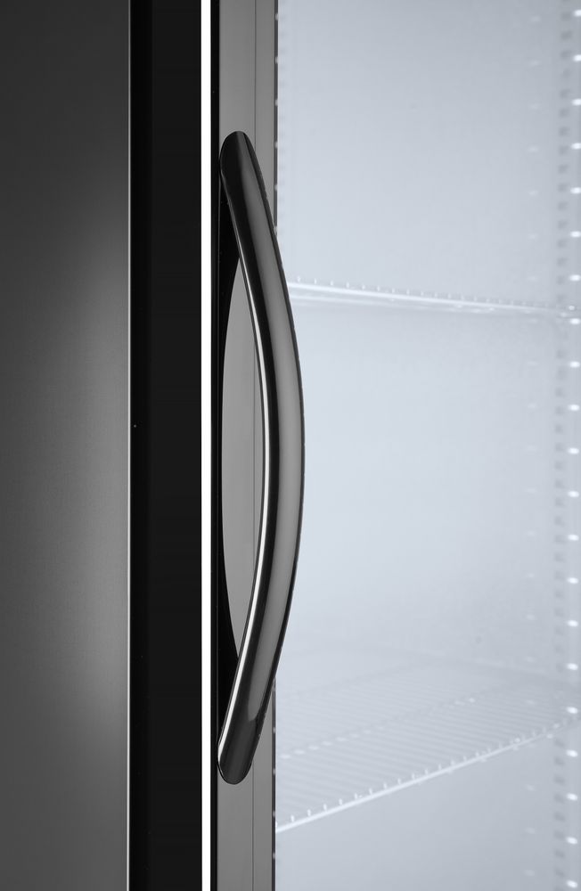 Back bar refrigerator single-door, Arktic, 243L, Black, 220-240V/195W, 600x530x(H)1820mm