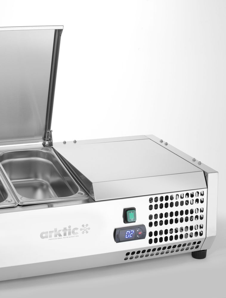Refrigerated countertop server GN 1/3, Arktic, 7x GN1/3, 230V/180W, 1605x420x(H)630mm